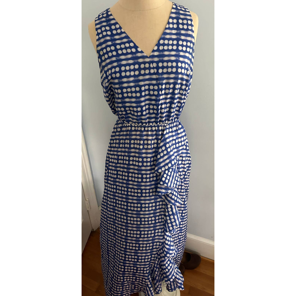 Vineyard Vines Blue and white long dress